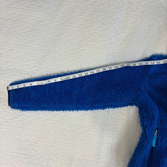 Patagonia Retro-X Fleece Hoodie Cardigan,  Women Small, Oasis Blue, EUC - Picture 8 of 10